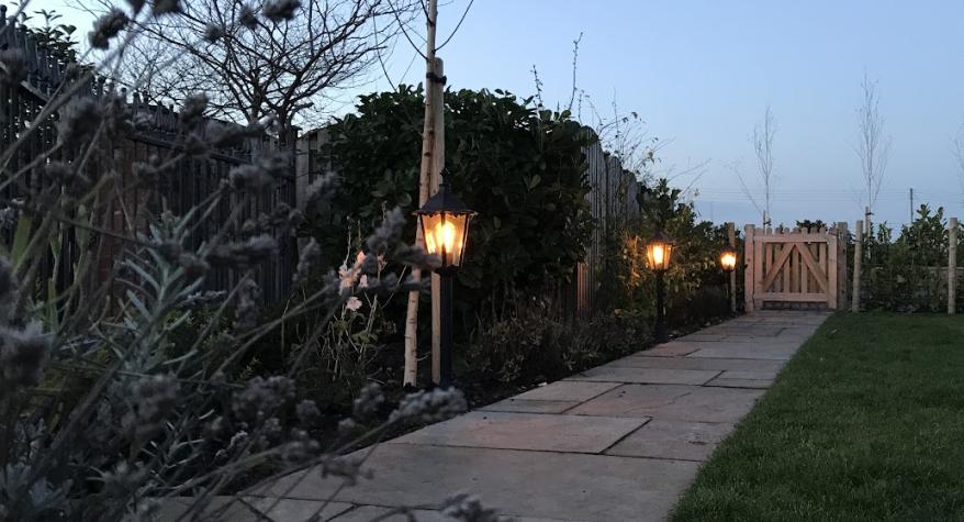 Garden lighting installation by DAY electrical