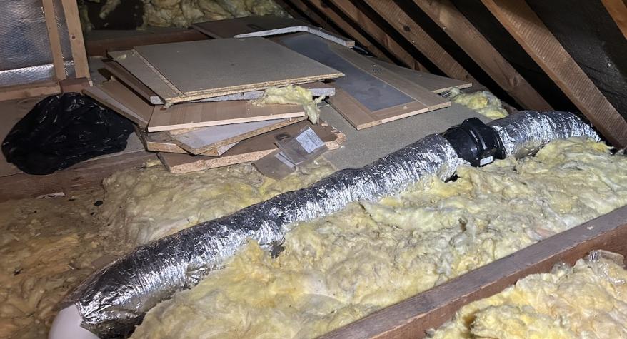 Inline extractor fan installation by DAY Electrical Nottingham