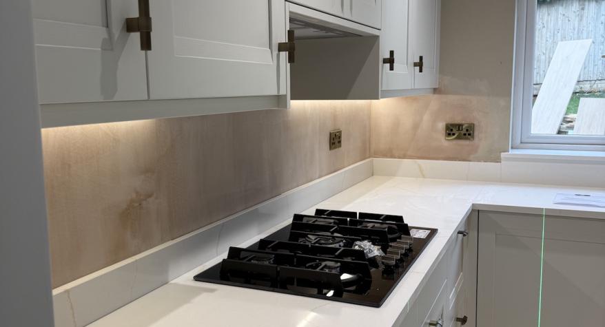 Kitchen gas hob installation by DAY Electrical in Nottingham
